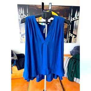 Free people royal blue flowy top